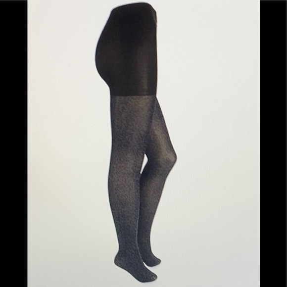 DKNY Animal Print Tights Sz SP - Picture 1 of 2